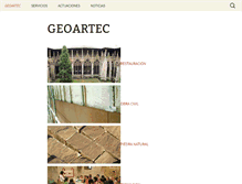 Tablet Screenshot of geoartec.com
